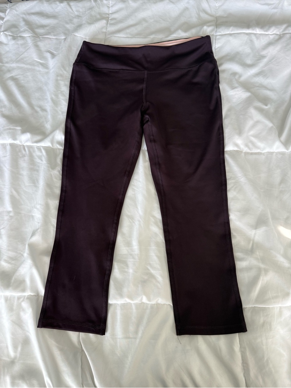 Marika Women's Capri Track Pants in Deep Plum
